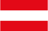 Bandiera Nautica AUSTRIA in Stamina Cm.40x60